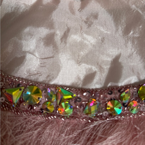 MNM Couture Formal Short Beaded Fringe Dress - Picture 16 of 16